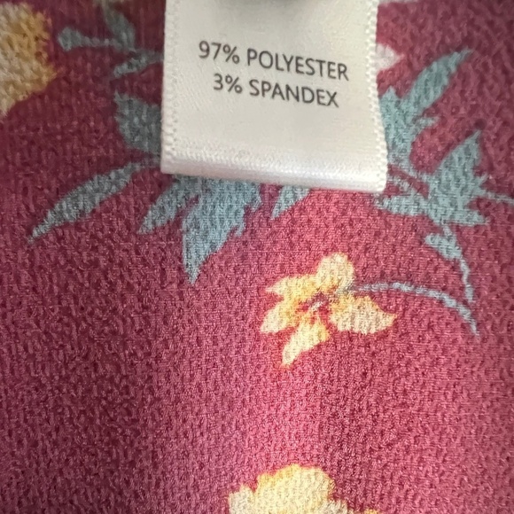 Monteu | Floral Peplum Top | Side Tie Detail - Picture 6 of 7